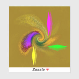 "Whimsical", kundenspezifisch geschnitten Vinyl St Aufkleber