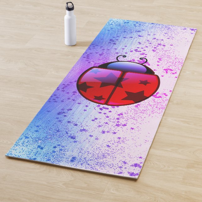 Whimsical Ladybug Yoga Mat Yogamatte (Beispiel)