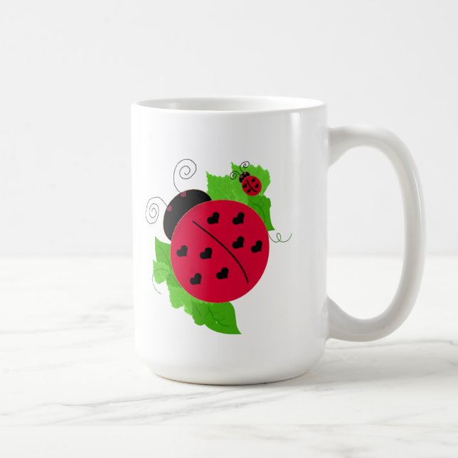 Whimsical Ladybugs Tasse (Rechts)