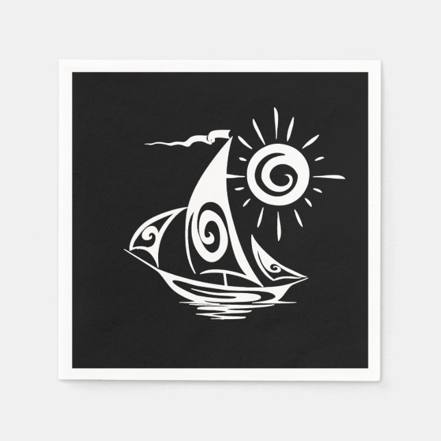 Whimsical Lazy Serviette (Vorderseite)
