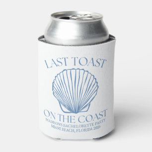 Whimsical letzten Toast an der Küste Dosenkühler