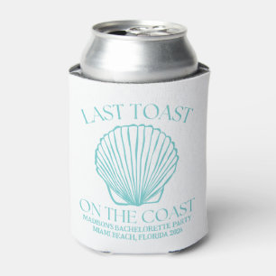 Whimsical letzten Toast an der Küste Türkis Dosenkühler