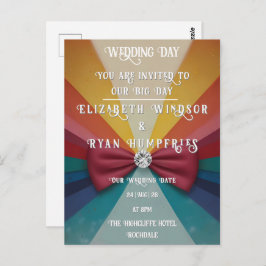 "Whimsical Light Pink Wedding Einladungen Glitzern