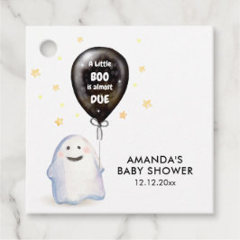 Whimsical Little Boo Balloon Baby Dusche Geschenkanhänger