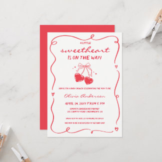 Whimsical Little Sweetheart Baby Shower Einladung