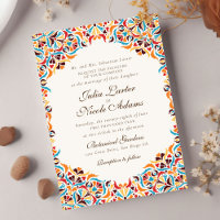 Whimsical Luxury Elfenbein Border Foto Hochzeit