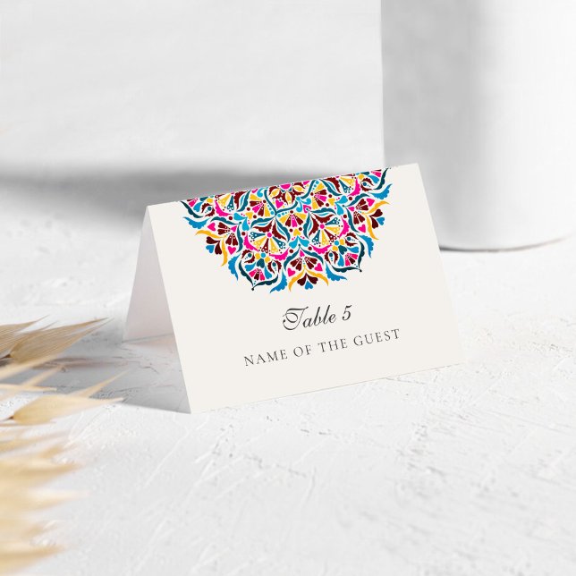 Whimsical Luxury Ivory Floral Style Border Wedding Tischnummer (Von Creator hochgeladen)