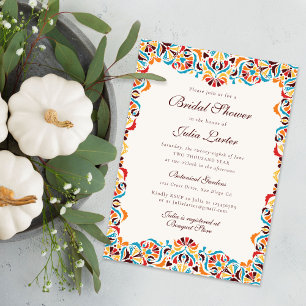 Whimsical Luxus Elfenbein Blumenstrauß Hochzeit Einladung