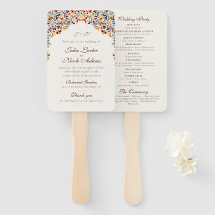 Whimsical Luxus Elfenbein Blumenstrauß Hochzeit Fächer