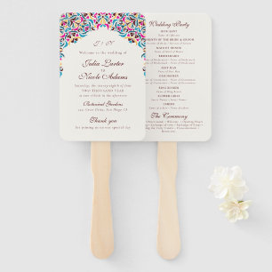 Whimsical Luxus Elfenbein Blumenstrauß Hochzeit Fächer