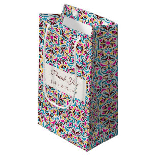 Whimsical Luxus Elfenbein Blumenstrauß Hochzeit Kleine Geschenktüte