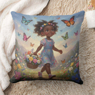 Whimsical Mädchen Kissen