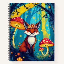 Whimsical Magic Forest Design/Niedlicher Fuchs