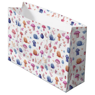 Whimsical Magic Garden Muster Große Geschenktasche Geschenktüte