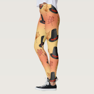 Whimsical Magic Hats mit Herbstleaven Leggings