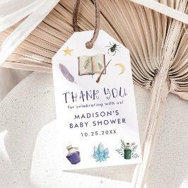 Whimsical Magic Potions Halloween Baby Shower Geschenkanhänger