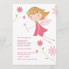 Whimsical Magical Fairy Geburtstag Einladung
