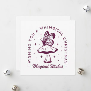 Whimsical magisch Weihnachten lila ästhetische