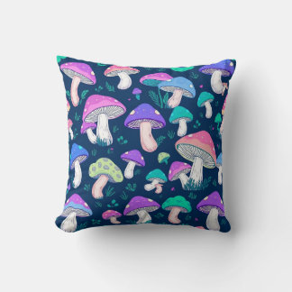 Whimsical Mairytale Mushroom Muster Kissen