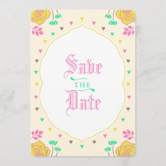 Whimsical Mairytale Wedding Save the Date Card Einladung