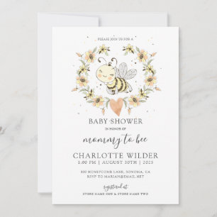 Whimsical Mama to bee Baby Shower Einladung