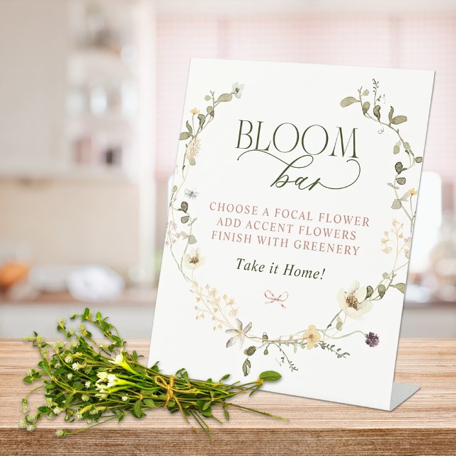 Whimsical Märchengarten & Bows Bloom Bar Sockelschild (Von Creator hochgeladen)