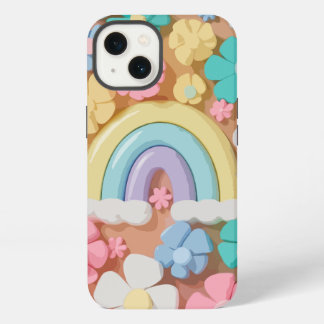 Whimsical Marshmallow Blooms - Lebhafter Fall für iPhone 13 Hülle