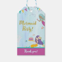 Whimsical Mermaid Party Geschenkanhänger