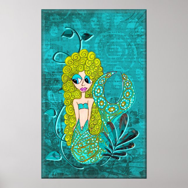 Whimsical Mermaid Poster (Vorne)
