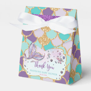 Whimsical Mermaid Schwanz Baby Shower Girl Vielen Geschenkschachtel