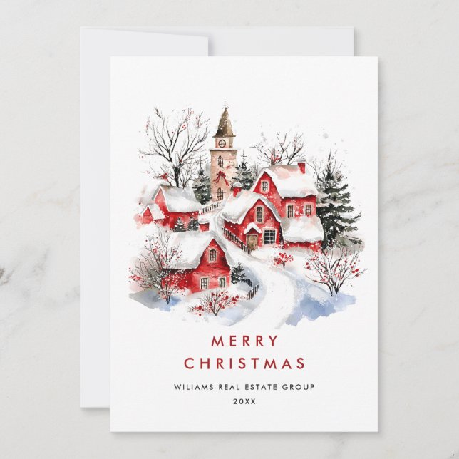 Whimsical Minimalistisch Country Weihnachten Unter (Vorderseite)