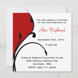 Whimsical Modern Birthday Einladung