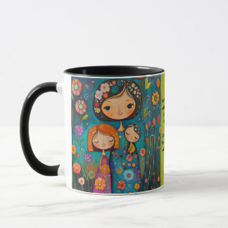 Whimsical Motherhood Tasse mit Inspiration Zitat