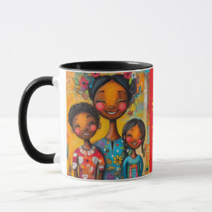Whimsical Motherhood Tasse mit Inspiration Zitat