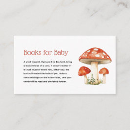 Whimsical Mushroom Baby Shoooks for Baby Begleitkarte