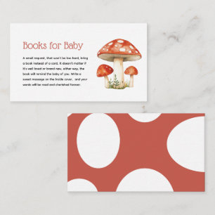 Whimsical Mushroom Baby Shoooks for Baby Begleitkarte