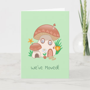 Whimsical Mushroom House Wir haben die grüne Karte