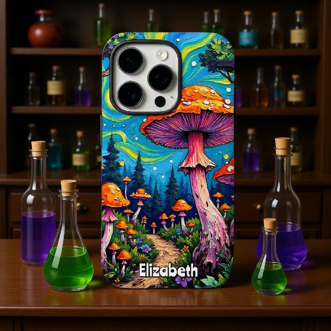 Whimsical Mushroom Meadow Case-Mate iPhone Hülle (Von Creator hochgeladen)