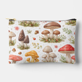 Whimsical Mushroom Pattern – Vintage Botanical  Zubehörtasche
