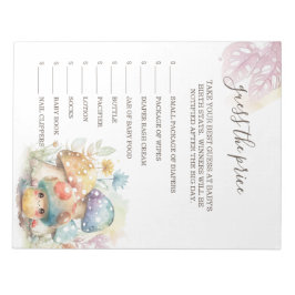 Whimsical Mushroom raten den Preis Notizblock