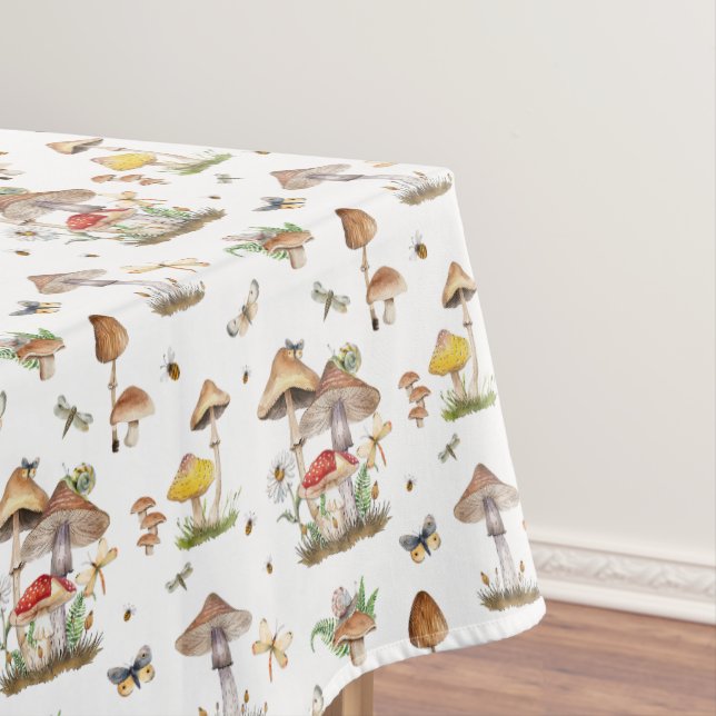 Whimsical Mushroom Woodland Tableclout | verzauber Tischdecke (Beispiel)