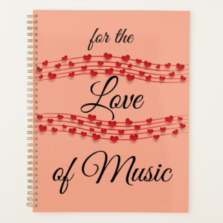 Whimsical music "For the Liebe of music" Planer