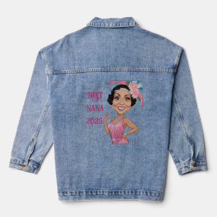 Whimsical Nana Tribute - Benutzerdefinierte Meldun Jeansjacke