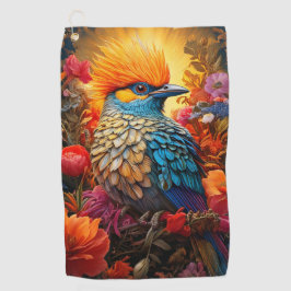 Whimsical Nature Blue Bird Nr. 2 Golfhandtuch