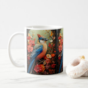Whimsical Nature Blue Bird Nr. 3 Kaffeetasse
