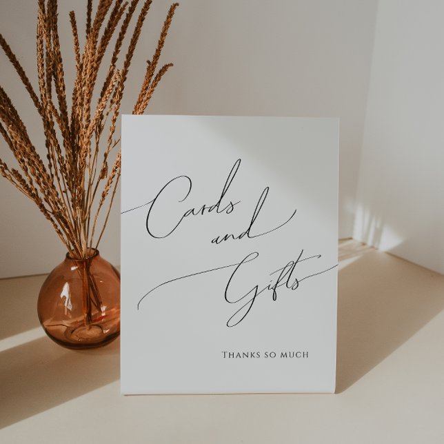 Whimsical Neutral Baby Shower Cards und Geschenke Sockelschild (Von Creator hochgeladen)