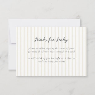 Whimsical Neutral herunterladbare Bücher für Babyk Einladung