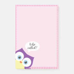 Whimsical Niedlich Illustration Stilvolle Lila Sch Post-it Klebezettel