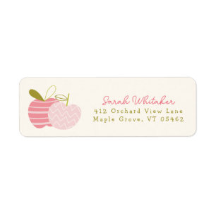 Whimsical Niedlich Modernes Apfelthema pink grün