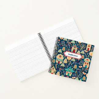 Whimsical Nordic Houses Notizbuch